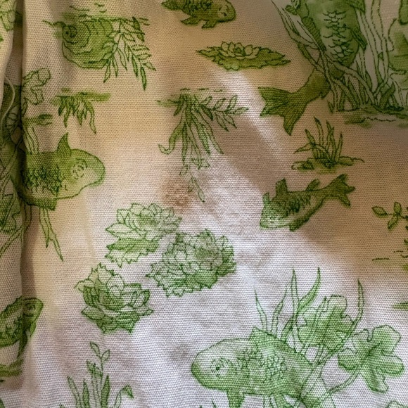 Vintage Country Corner Green Botanical Print Button-Up Dress - Picture 10 of 13